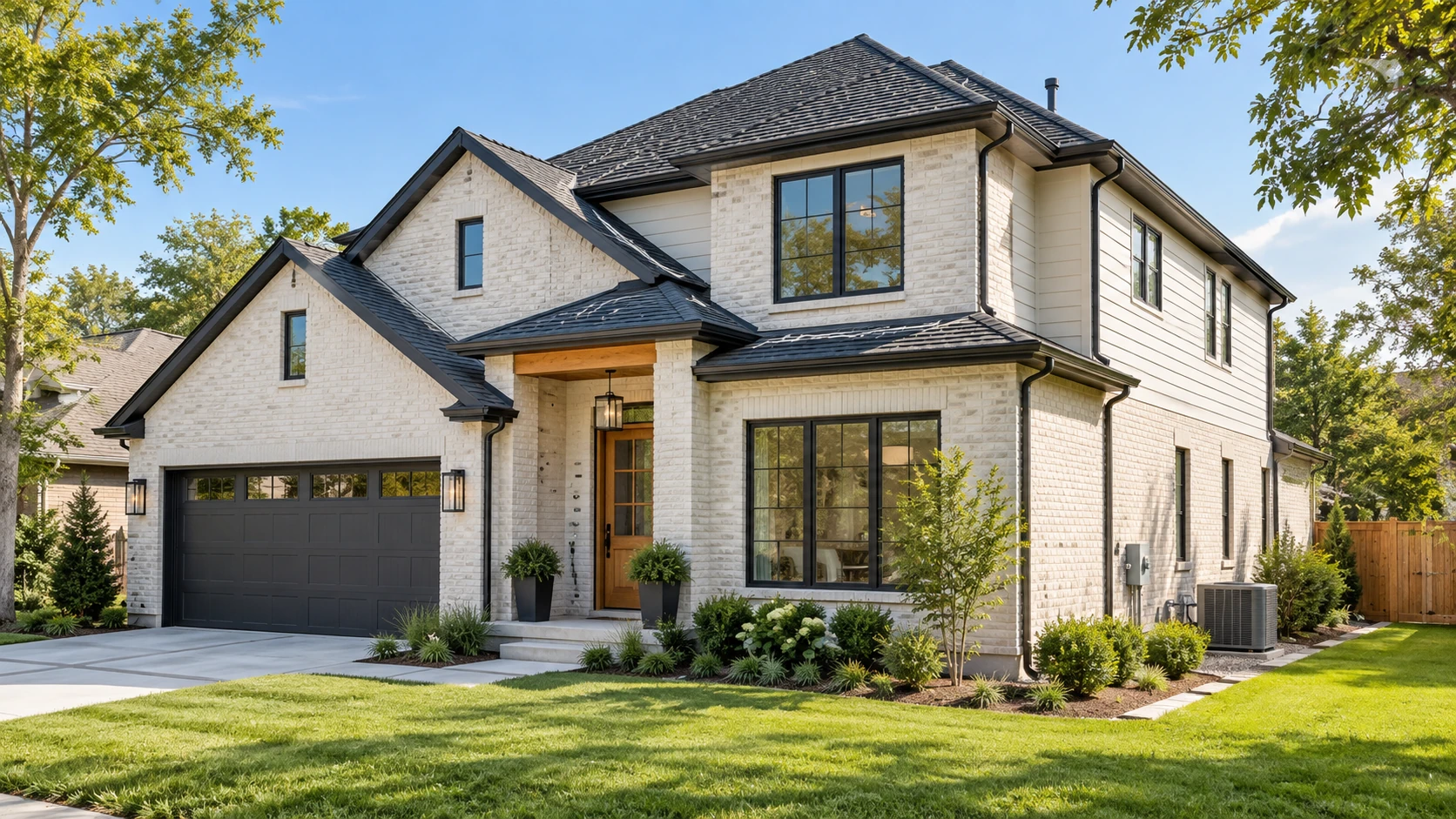 Exterior & foundation illustrative home scene